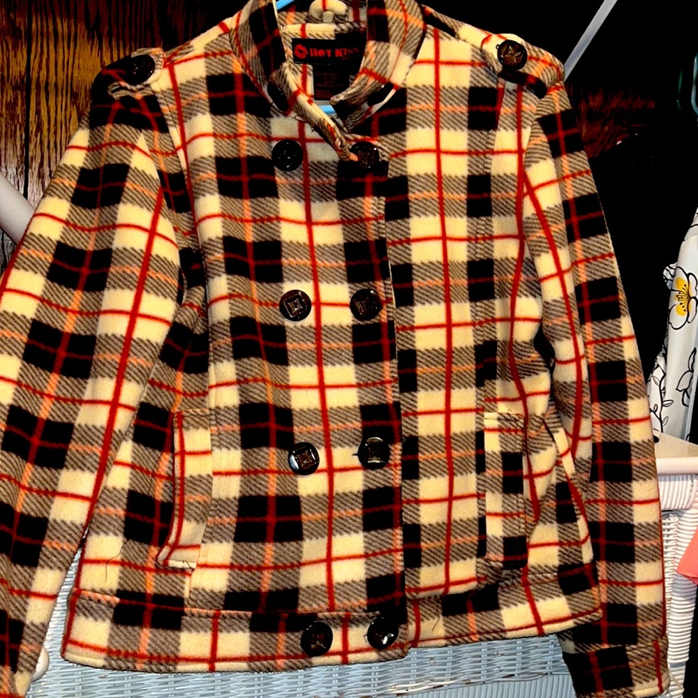 Vintage Women’s Plaid Pea Coat